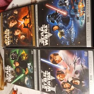A Collection of 4 Star Wars DVD'S SELL AS 1PIECE